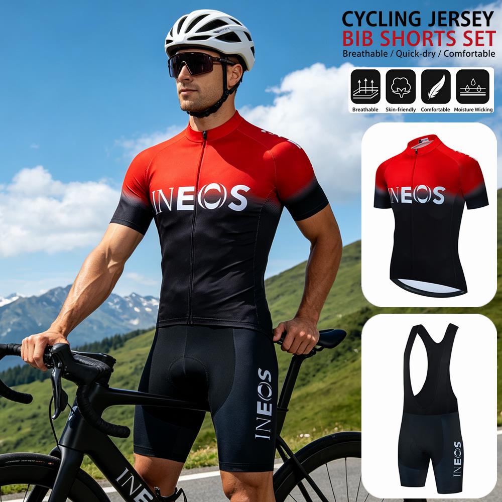 Cycling Bib Shorts - 2026 INEOS Abbigliamento da Ciclismo a